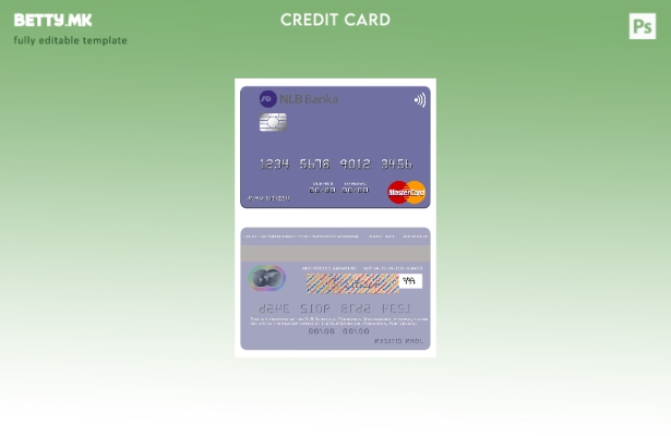 модерен стил Црна Гора НЛБ Банка а.д. Шаблон за мастеркард Подгорица